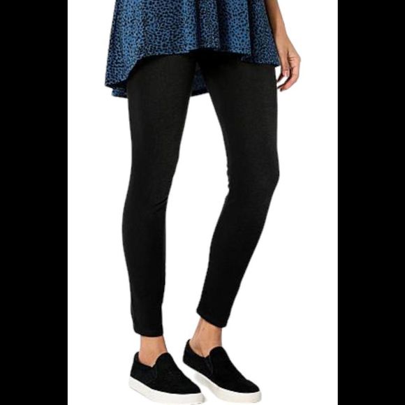 HUE High-Waist Denim Legging Dark Black Wash - Regular - Picture 1 of 1